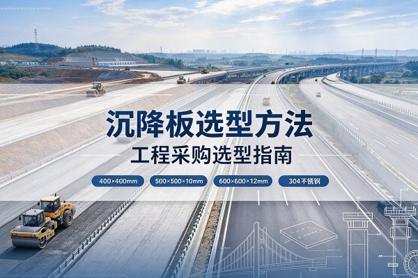 沅陵沉降板选择方法