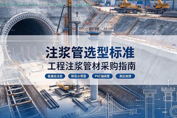 沅陵注浆管选型标准