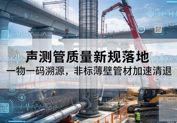 沅陵声测管质量新规落地，一物一码溯源，非标薄壁管材加速清退